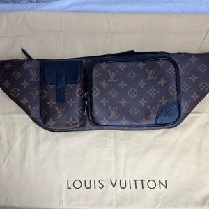 Christopher Bumbag Macassar Monogram Canvas LIKE NEW